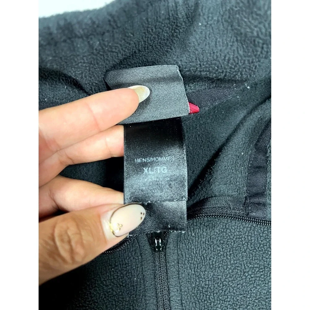 The North Face Never Stop Exploring Glacier Fleece Jacket Mens XL Black 1/4 Zip - Picture 5 of 9